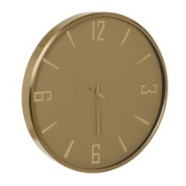 Wall Clock Yellow Crystal Steel 51 x 5 x 51 cm