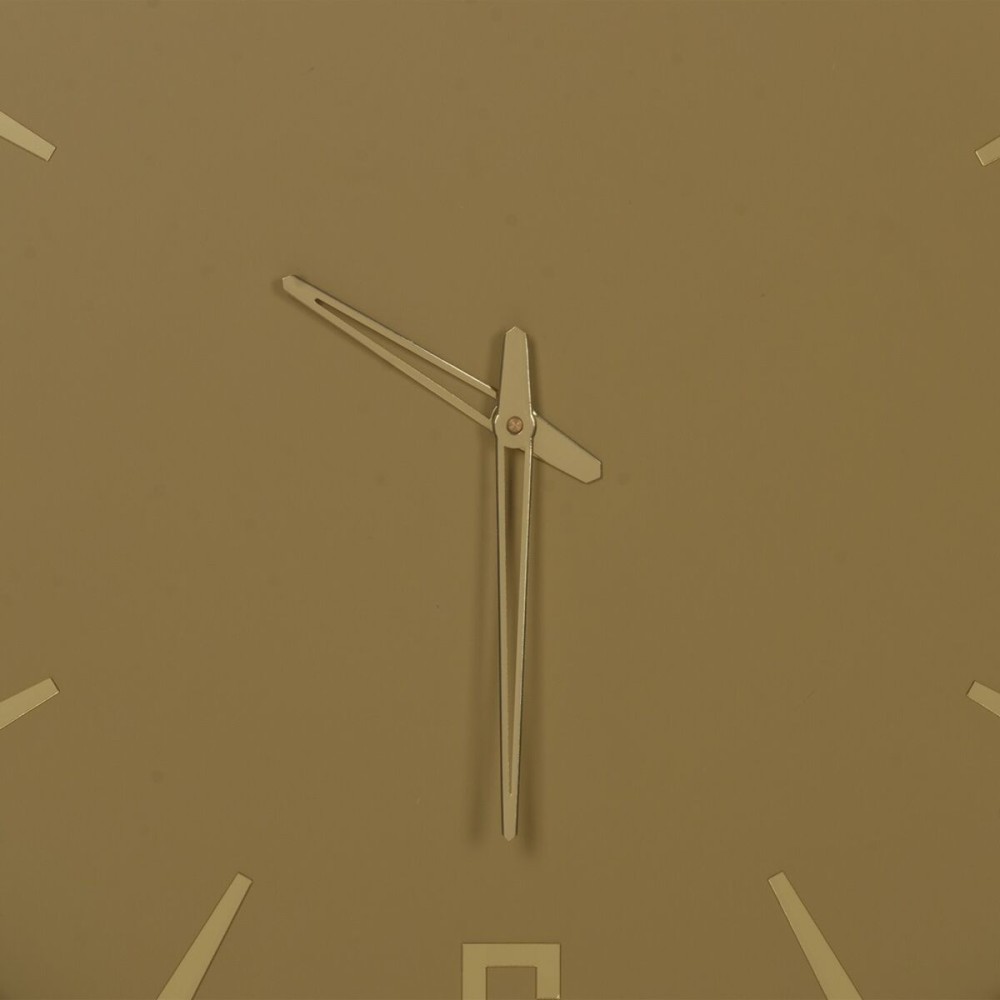 Wall Clock Yellow Crystal Steel 51 x 5 x 51 cm