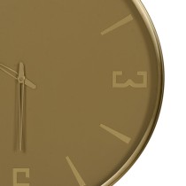 Wall Clock Yellow Crystal Steel 51 x 5 x 51 cm