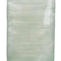 Flasche grün Silberfarben Aluminium Kristall 19 x 13 x 62 cm Deko