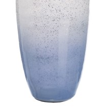 Bouteille Bleu Argenté Résine Verre 16 x 16 x 44 cm Décorative