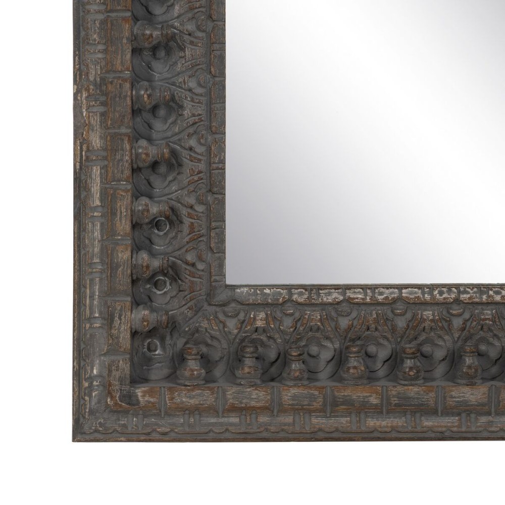 Wall mirror Dark brown Vertical 84 x 4,5 x 169 cm