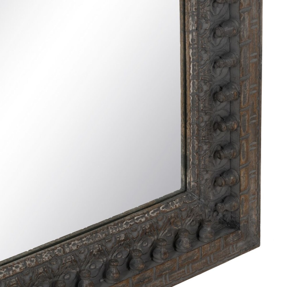 Wall mirror Dark brown Vertical 84 x 4,5 x 169 cm