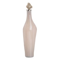 Bouteille Crème Doré Aluminium Verre 15 x 12 x 56 cm Décorative