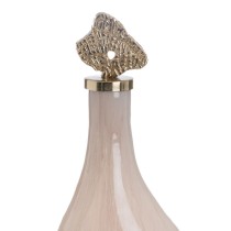 Bottle Cream Golden Aluminium Crystal 15 x 12 x 56 cm Decorative