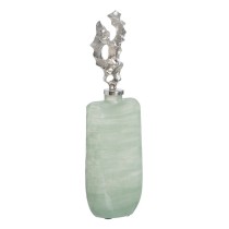 Bottle Green Silver Aluminium Crystal 16 x 9 x 54 cm Decorative