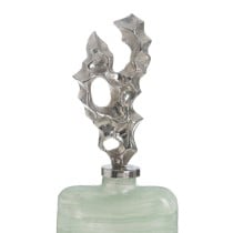 Bottle Green Silver Aluminium Crystal 16 x 9 x 54 cm Decorative