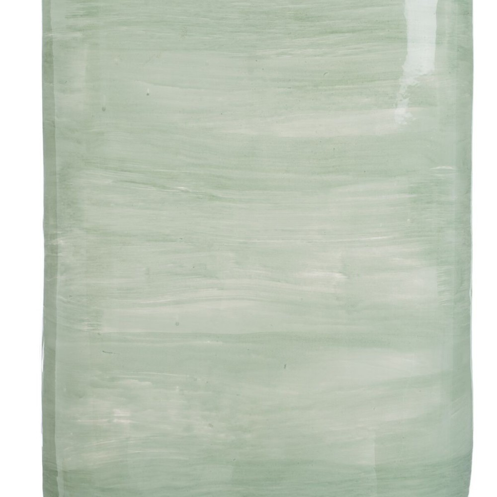 Bouteille Vert Argenté Aluminium Verre 16 x 9 x 54 cm Décorative