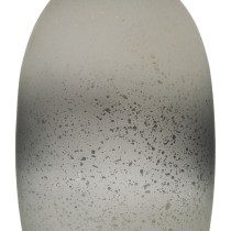 Bouteille Gris Argenté Aluminium Verre 15 x 15 x 46 cm Décorative