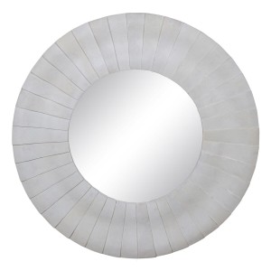 Miroir mural Blanc 102 x 6 x 102 cm