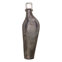 Bottle Silver Aluminium Crystal 13 x 10 x 43 cm Decorative