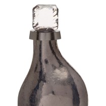 Bottle Silver Aluminium Crystal 13 x 10 x 43 cm Decorative