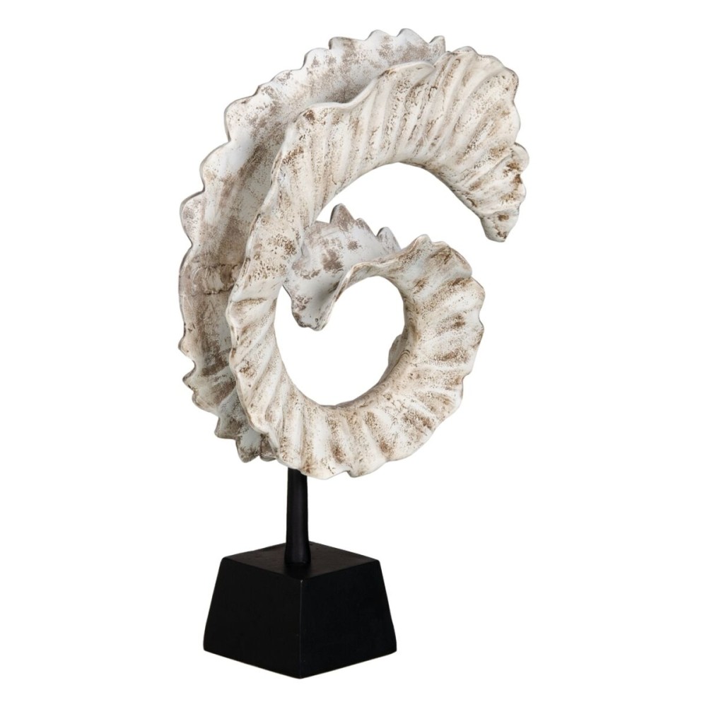 Decorative Figure White Black Aluminium 33 x 11 x 51,5 cm