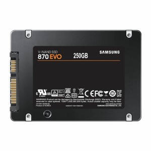 Festplatte Samsung 870 EVO 250 GB SSD Schwarz