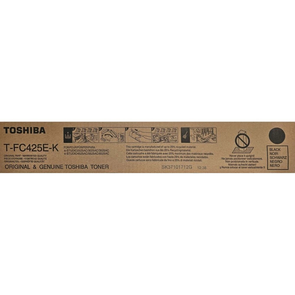 Original Toner Toshiba T-FC425EK e-STUDIO6525AC Series Schwarz