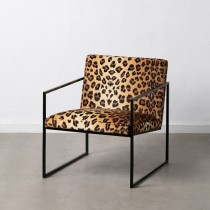 Armchair Black Multicolour 65 x 85 x 73 cm