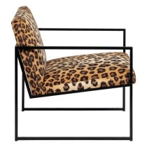 Armchair Black Multicolour 65 x 85 x 73 cm