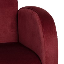 Armchair Black Burgundy 68 x 97 x 86 cm