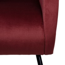 Armchair Black Burgundy 68 x 97 x 86 cm