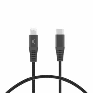 USB-C to Lightning Cable KSIX Black