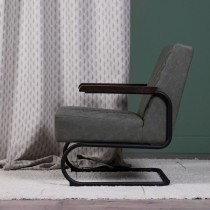 Armchair Black Green 61 x 70 x 85 cm