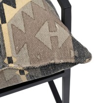 Armchair Black Taupe 70 x 84 x 86 cm