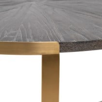 Table Basse Doré Brun foncé 90 x 90 x 45 cm