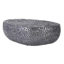 Table Basse Noir 123 x 69 x 41 cm