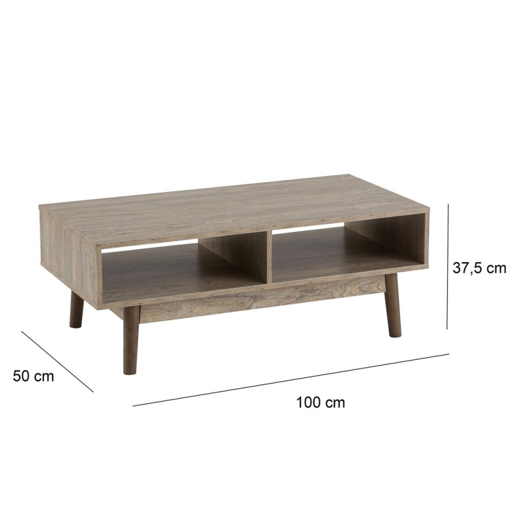 Centre Table Natural 100 x 50 x 37,5 cm