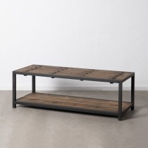 Centre Table Black Natural 165 x 64 x 55 cm