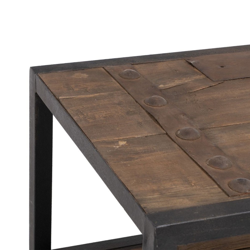 Centre Table Black Natural 165 x 64 x 55 cm