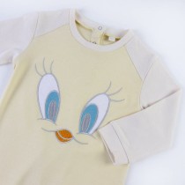 Barboteuse à Manches Longues pour Bébé Looney Tunes Gris Jaune