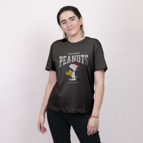 Women’s Short Sleeve T-Shirt Snoopy Black