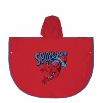 Waterproof Poncho with Hood Spider-Man Red