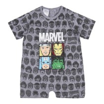 Barboteuse à Manches Courtes pour Bébé Marvel Gris