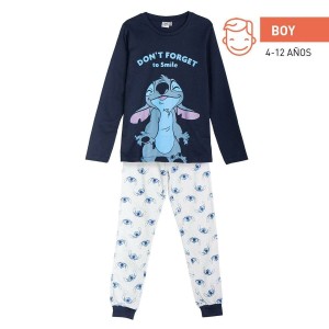 Schlafanzug Für Kinder Stitch Blau