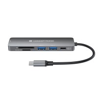 Hub USB Conceptronic 110517507201 Gris