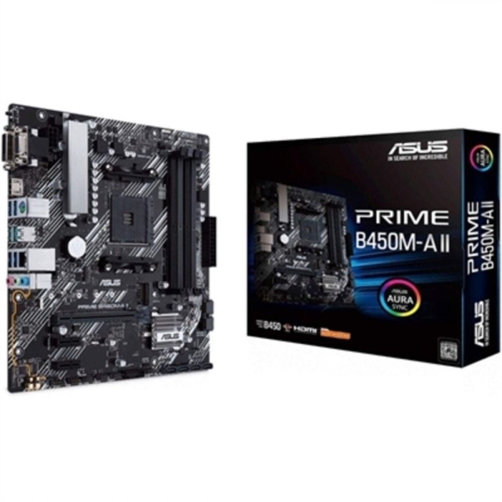 Carte Mère Asus PRIME B450M-A II mATX DDR4 AM4 AMD B450 AMD AMD AM4