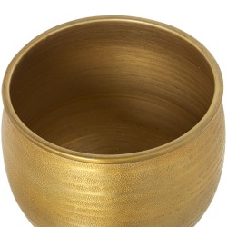 Set of Planters Alexandra House Living Golden Aluminium (3 Pieces)