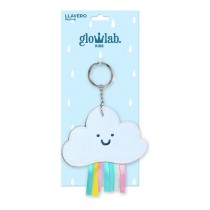 Schlüsselanhänger Glowlab Kids Cloud Blau