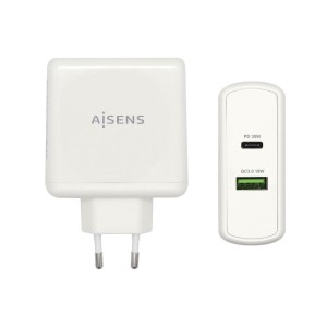 USB-Ladegerät für die Wand Aisens ASCH-2PD30QC-W Weiß 48 W USB-C (1 Stück)