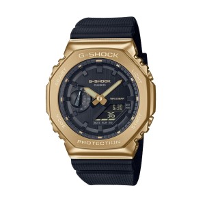 Montre Unisexe Casio G-Shock OAK METAL COVERED - Gold Noir (Ø 44,5 mm)