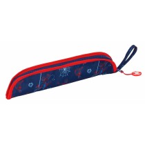 Recorder bag Spider-Man Neon Navy Blue 37 x 8 x 2 cm