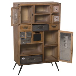 Cupboard Alexandra House Living Wood 70 x 34 x 112 cm