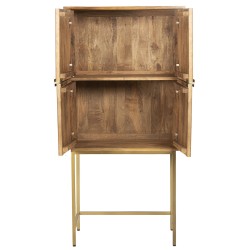 Cupboard Alexandra House Living Wood 75 x 40 x 150 cm