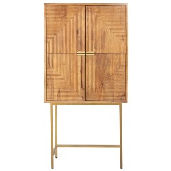 Cupboard Alexandra House Living Wood 75 x 40 x 150 cm