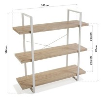 Shelves Versa Wood (33 x 104 x 100 cm)