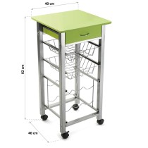 Vegetable trolley Versa PVC (40 x 40 x 82 cm)