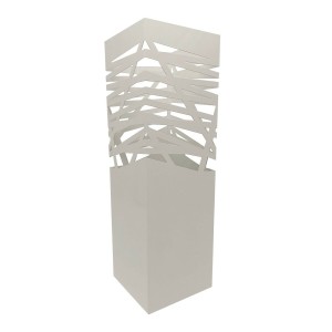 Umbrella stand Versa Rulo White Metal (15,5 x 49 x 15,5 cm)