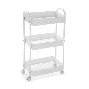 Kitchen Trolley Versa White 30 x 76 x 46 cm Iron